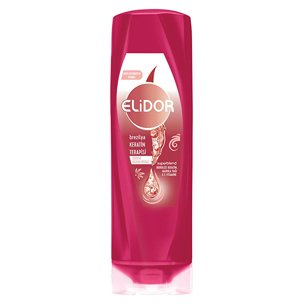 Elidor Brazilian Keratin Therapy Hair Serum - Nourishes, Smooths, and Adds Shine to Hair - 11.83 fl oz - view 6