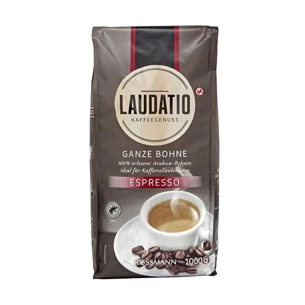 Laudatio Whole Coffee Beans Espresso 1000g - High-Quality Arabica Coffee for Automatic Machines Laudatio Espresso Coffee Beans - Arabica, 1000g whole coffee beans, espresso coffee, Arabica coffee beans, Laudatio coffee, coffee for automatic machines, high-quality coffee, coffee enthusiasts, espresso lovers, gourmet coffee, coffee beans, automatic coffee machines, manual grinders