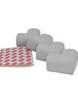 Miny Baby Corner Protector, Soft Rubber Edge Guard for Child Safety - 4 Pack, Grey - Baby Care