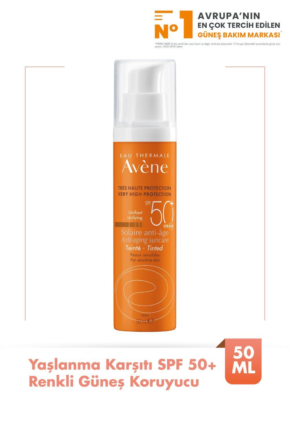 Avene Anti-Aging SPF 50+ Tinted Sunscreen - Moisturizing, Anti-Aging Benefits for Sensitive Skin Avene Anti-Aging SPF 50+ Tinted Sunscreen for Sensitive Skin anti-aging sunscreen, SPF 50+ sunscreen, tinted sunscreen, sensitive skin sunscreen, moisturizing sunscreen, skincare, sun protection, anti-aging benefits, Avene Thermal Water, Vitamin C, Brown Seaweed, women's skincare, daily sunscreen, outdoor sunscreen
