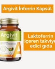 Argivit Immune Support Supplement - Boosts Immune System & Relieves Dry Eyes - 30 Capsules Argivit Immune Support Supplement - 30 Capsules immune system support, dry eye relief, dietary supplement, Argivit İnferrin, viral disease support, health supplements, eye care, immune health, adult supplements, children's health, supplementary health benefits