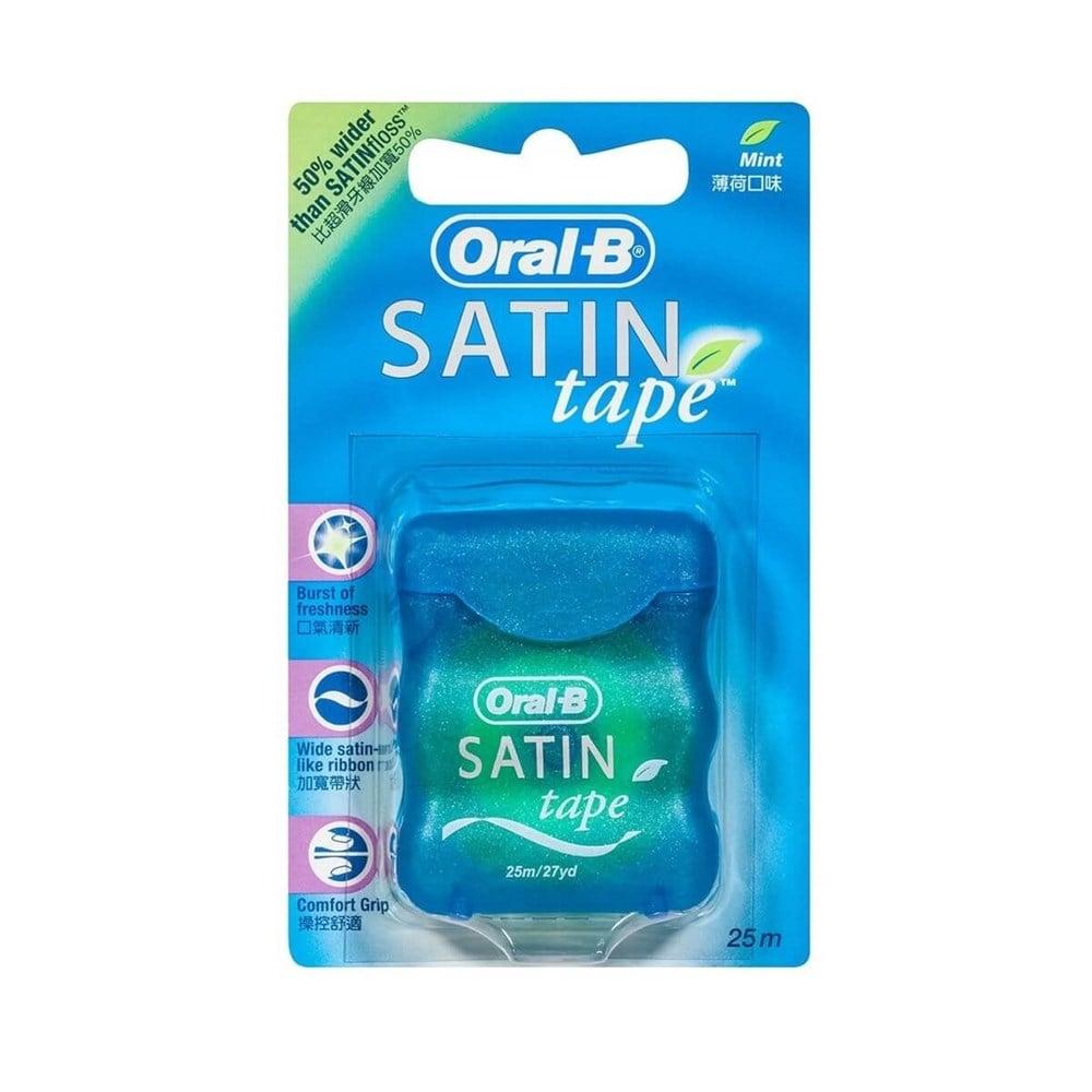 Oral-B Satin Tape Mint Flavored Dental Floss for Effective Interdental Cleaning - 25m - image 3