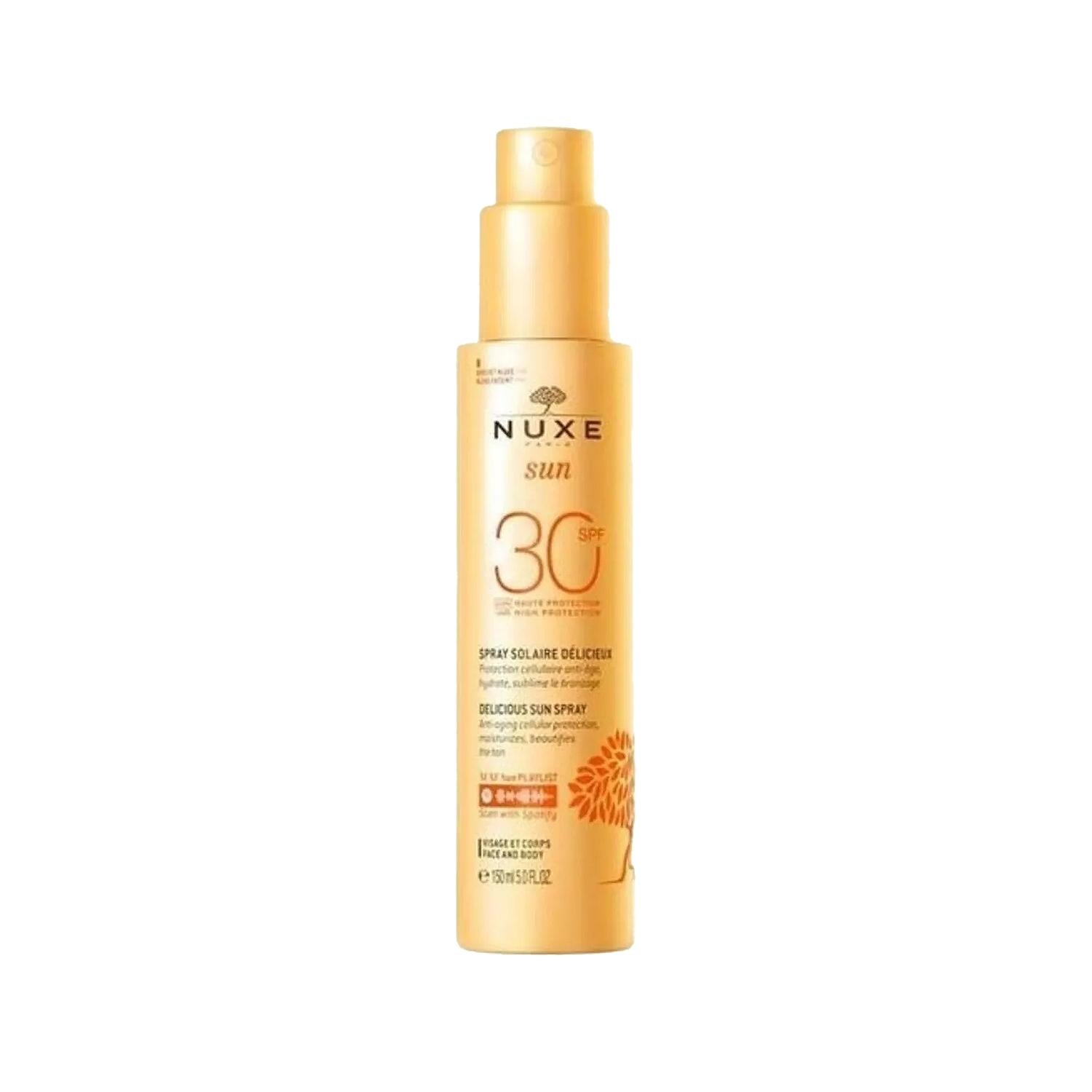 Nuxe Nuxe Fondante Sun Spray SPF30 Sunscreen Spray for Skin Protection - 5.07 fl oz Nuxe Fondante Sun Spray SPF30 - Sunscreen Spray for Skin sunscreen spray, SPF30 sunscreen, Nuxe sun protection, sun spray for skin, Nuxe Fondante sun spray, sun protection, outdoor activities, skincare, sun care, Nuxe products, SPF30, fondante sun spray, non-greasy sunscreen, easy apply sunscreen