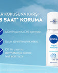 NIVEA Fresh Natural Pump Spray Deodorant for Women - Aluminum Free, Long Lasting Odor Protection & Refreshing Fragrance NIVEA Fresh Natural Deodorant - Aluminum-Free Odor Protection NIVEA deodorant, women's deodorant, pump spray deodorant, aluminum free deodorant, long lasting deodorant, fresh deodorant, odor protection, fragrance deodorant, deodorant, women's hygiene, personal care, body odor, sweat protection, aluminum-free, powder-free, dermatologically tested, ocean fragrance, refreshing scent, easy app