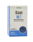 Ocean Vitamin K2 Supplement, Menaquinone-7 100 mcg - Bone & Cardiovascular Health Support, 30 Capsules Ocean Vitamin K2 100 mcg - Bone & Heart Health Supplement Vitamin K2 supplement, Menaquinone-7, Bone health support, Cardiovascular health supplement, Dietary supplement, Health and wellness, Preventive healthcare, Natural supplements, Soy-free, Vegetarian capsules