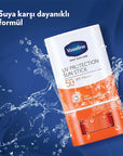 Vaseline SPF 50+ Sunscreen Stick: Daily UVA/UVB Protection, Clear & Non-Greasy, Watermelon Scented - Face & Body Sun Protection Vaseline SPF 50+ Sunscreen Stick: Clear, Non-Greasy Daily Protection sunscreen stick, SPF 50+ sunscreen, clear sunscreen, daily sunscreen, non-greasy sunscreen, face and body sunscreen, watermelon scented sunscreen, sun protection stick, uva uvb protection, sunscreen, sunblock, sun protection, UVA protection, UVB protection, moisturizing sunscreen, travel sunscreen, beach sunscreen