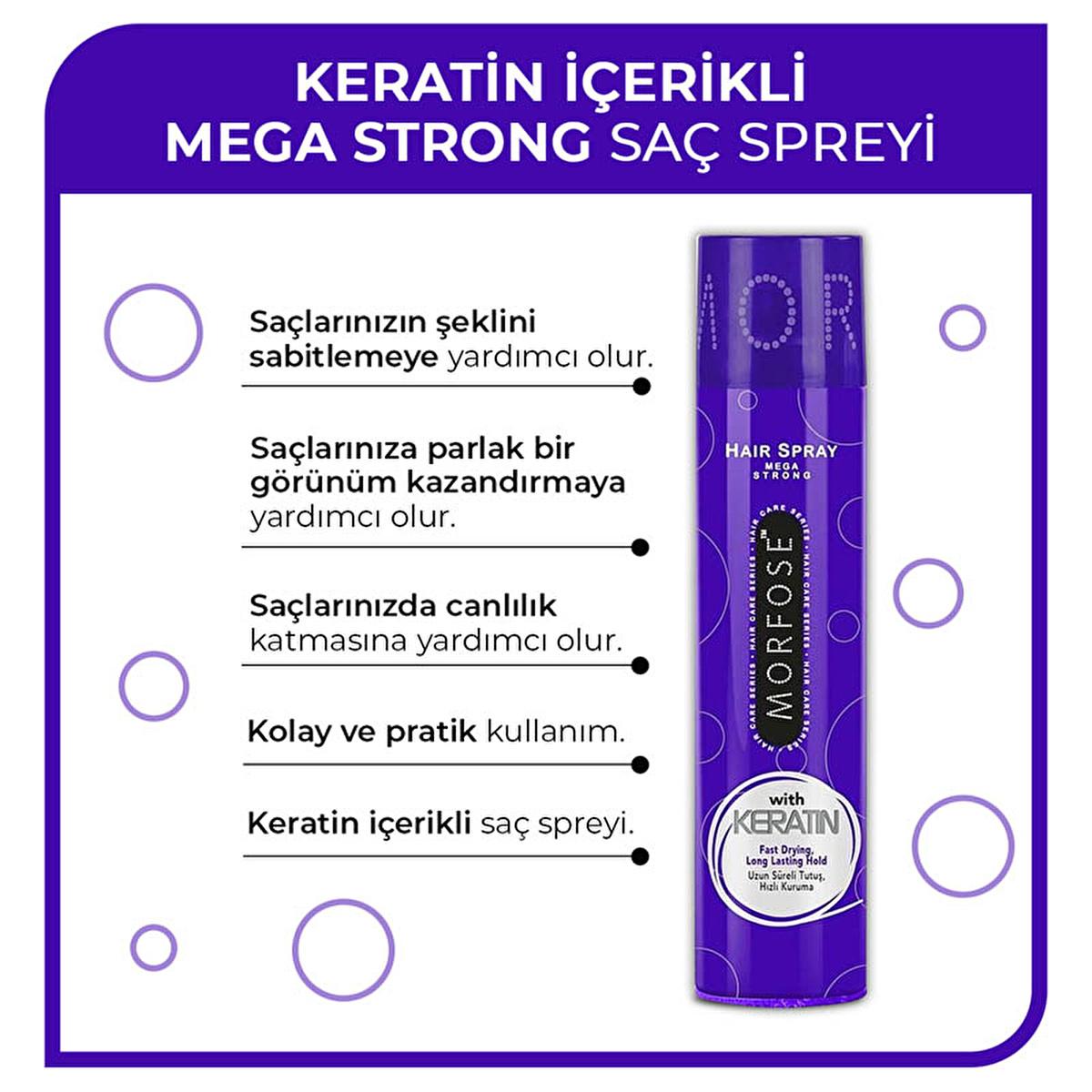 Morfose Keratin Hair Styling Spray - Long-Lasting Hold, Strengthens Hair, 10.14 fl oz Morfose Keratin Hair Spray for Long-Lasting Style keratin hair spray, long-lasting hair styling, non-greasy styling product, quick-drying hair spray, residue-free hair styling, hair care products, styling spray, keratin benefits, hair strengthening, Morfose, hair styling products, long-lasting hold, healthy hair, hair nourishment