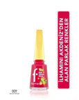 Flormar Mediterranean Shiny Finish Nail Polish 009 Red of the Sea