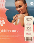 Hawaiian Tropic Glowing Protection SPF 50 Sunscreen Lotion - UVA/UVB, Vegan & Cruelty-Free, Moisturizing - 6.09 fl oz Hawaiian Tropic SPF 50 Sunscreen - Vegan UVA/UVB Protection sunscreen lotion, SPF 50 sunscreen, Hawaiian Tropic sunscreen, vegan sunscreen, cruelty-free sunscreen, UVA UVB protection, water resistant sunscreen, sun protection lotion, sunscreen with shea butter, glowing skin sunscreen, sun protection, moisturizing sunscreen, vegan, cruelty-free, sun damage prevention, anti-aging, skincare, be