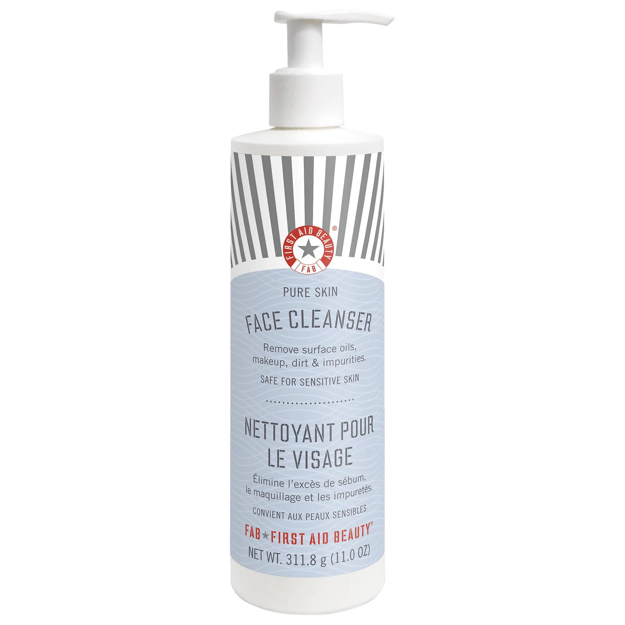 Pure Skin Face Cleanser - Gentle Hydrating & Vegan Cleanser for Dry, Sensitive Skin | Fragrance-Free Aloe Vera & Glycerin Pure Skin Face Cleanser: Gentle & Hydrating for Dry Skin face cleanser, gentle cleanser, hydrating cleanser, fragrance-free cleanser, vegan cleanser, cruelty-free cleanser, cleanser for dry skin, cleanser for sensitive skin, aloe vera cleanser, pH balanced cleanser, skincare, face wash, facial cleanser, dry skin, sensitive skin, redness, irritation, aloe, allantoin, glycerin, vegan, crue