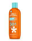 Arko Sun Care SPF 50+ Sunscreen Lotion: Ultimate UVA/UVB Protection, Reef Safe, Non-Greasy & Ideal for Sensitive Skin, 6.76 fl oz Arko SPF 50+ Sunscreen: Reef Safe, Sensitive Skin Formula SPF 50+ sunscreen, UVA UVB protection lotion, sensitive skin sunscreen, water resistant sunscreen, ocean friendly sunscreen, reef safe sunscreen, sun protection for sensitive skin, non greasy sunscreen, dermatologist tested sunscreen, Arko Sun Care SPF50+, sunscreen, sunblock, sun cream, sensitive skin, UVA protection, UVB