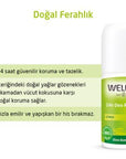 Weleda Natural Roll-On Deodorant - Aluminum-Free, Lemon Scented, 24-Hour Protection - view 2