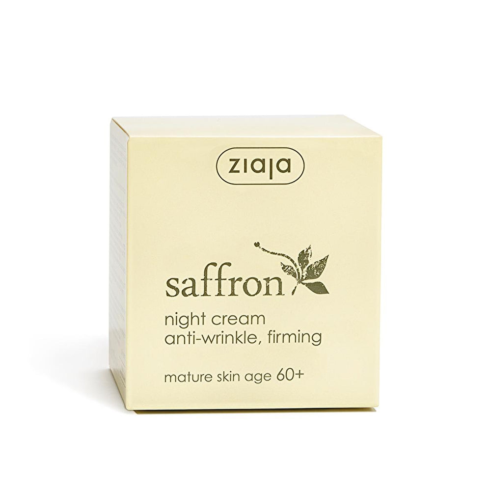 Ziaja Safran: Anti-Wrinkle Night Cream 60+ - Firming, Vegan, Collagen & Hyaluronic Acid - Reduce Wrinkles & Restore Youthful Skin Ziaja Safran Anti-Wrinkle Night Cream: 60+ Firming & Vegan anti-wrinkle night cream, safran night cream 60+, firming night cream, collagen night cream, hyaluronic acid night cream, vegan night cream, mature skin night cream, wrinkle reducing cream, ziaja night cream, safran yağı krem, anti-aging, wrinkle cream, night cream, mature skin, saffron extract, collagen peptides, hyaluro