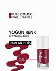 Flormar Full Color Ekstra Yoğun Pigmentli Oje - Highly Pigmented Nail Polish for Long-Lasting Color Flormar Full Color Nail Polish - Long Lasting & Highly Pigmented Flormar Full Color Nail Polish, Highly pigmented nail polish, Long-lasting nail color, Glossy nail polish, Precise nail polish application, Nail care, Beauty products, Cosmetics, Nail polish, Long-lasting color, Vibrant nail color, Professional nail polish, Salon-quality nail finish