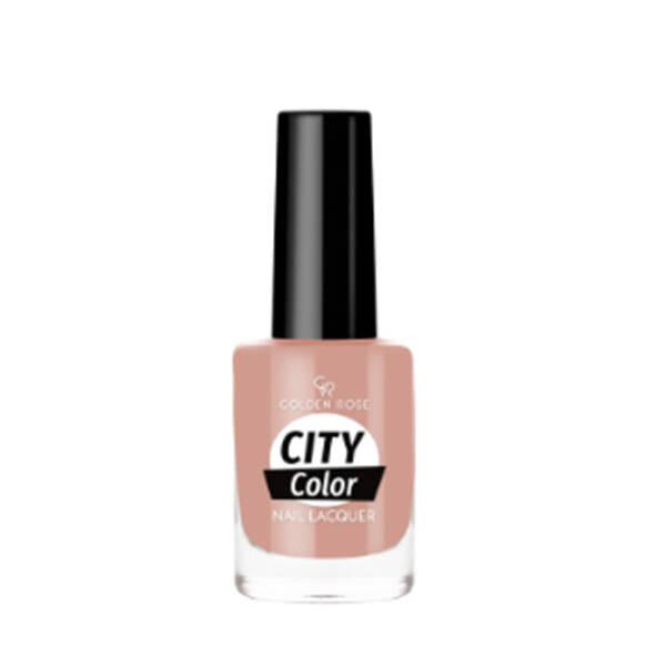 Golden Rose City Color Nail Lacquer: Long-Lasting, High-Shine Red Nail Polish - Color No. 19 Golden Rose Red Nail Polish: Long Lasting, Shiny - City Color