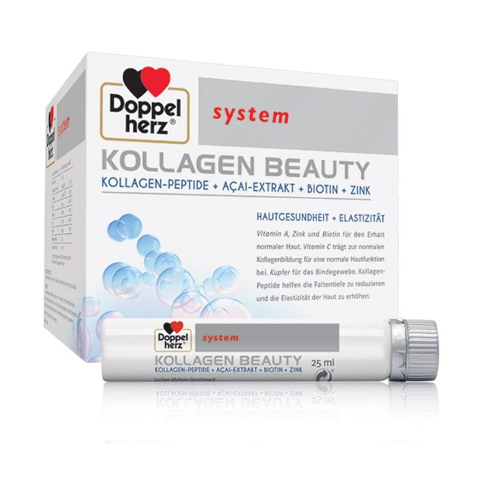 Doppelherz Kollagen Beauty: Liquid Collagen Drink Supplement for Enhanced Skin Elasticity & Joint Health - Acai & Vitamin C Boost - 30 Single-Use Flacons Doppelherz Kollagen Beauty: Liquid Collagen for Skin & Joints collagen supplement, collagen peptides, skin elasticity, joint health, anti-aging supplement, beauty supplement, Doppelherz collagen, liquid collagen, collagen drink, Acai Vitamin C supplement, collagen, peptides, skin health, wrinkle reduction, antioxidant, vitamin C, zinc, vitamin E, lychee, m