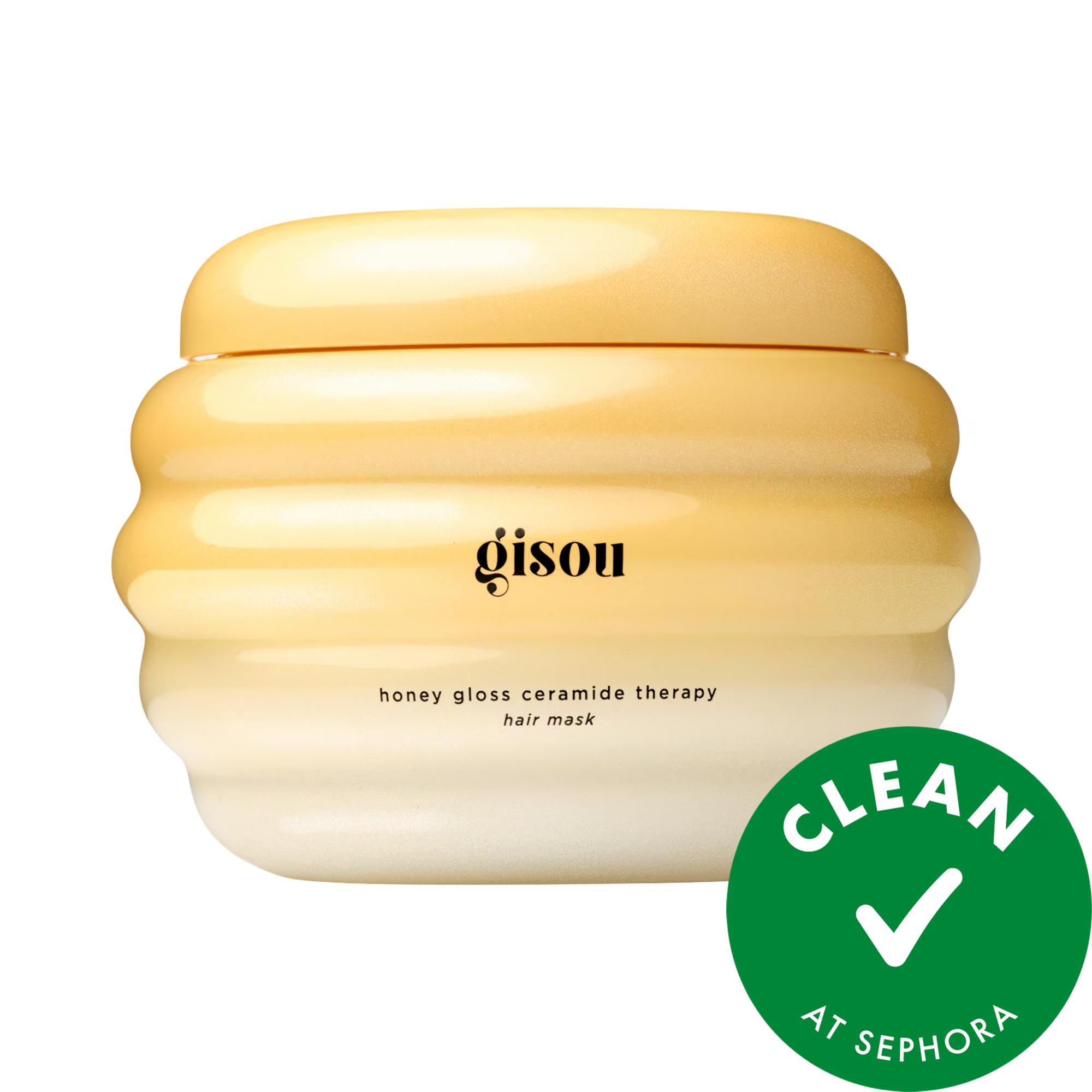 Gisou Honey Gloss Hydrating Hair Mask: Ceramide Therapy for Dry, Damaged Hair - Intense Shine, Deep Hydration, & Split End Repair Gisou Honey Hair Mask: Hydrate, Repair & Boost Shine hydrating hair mask, ceramide hair therapy, honey hair mask, shine boosting hair mask, hair mask for dry hair, hair mask for damaged hair, gluten free hair mask, hair mask for shine, hair mask for split ends, Mirsalehi Honey hair treatment, hair therapy, damage repair, hair shine, hair smoothness, dry hair, damaged hair, split