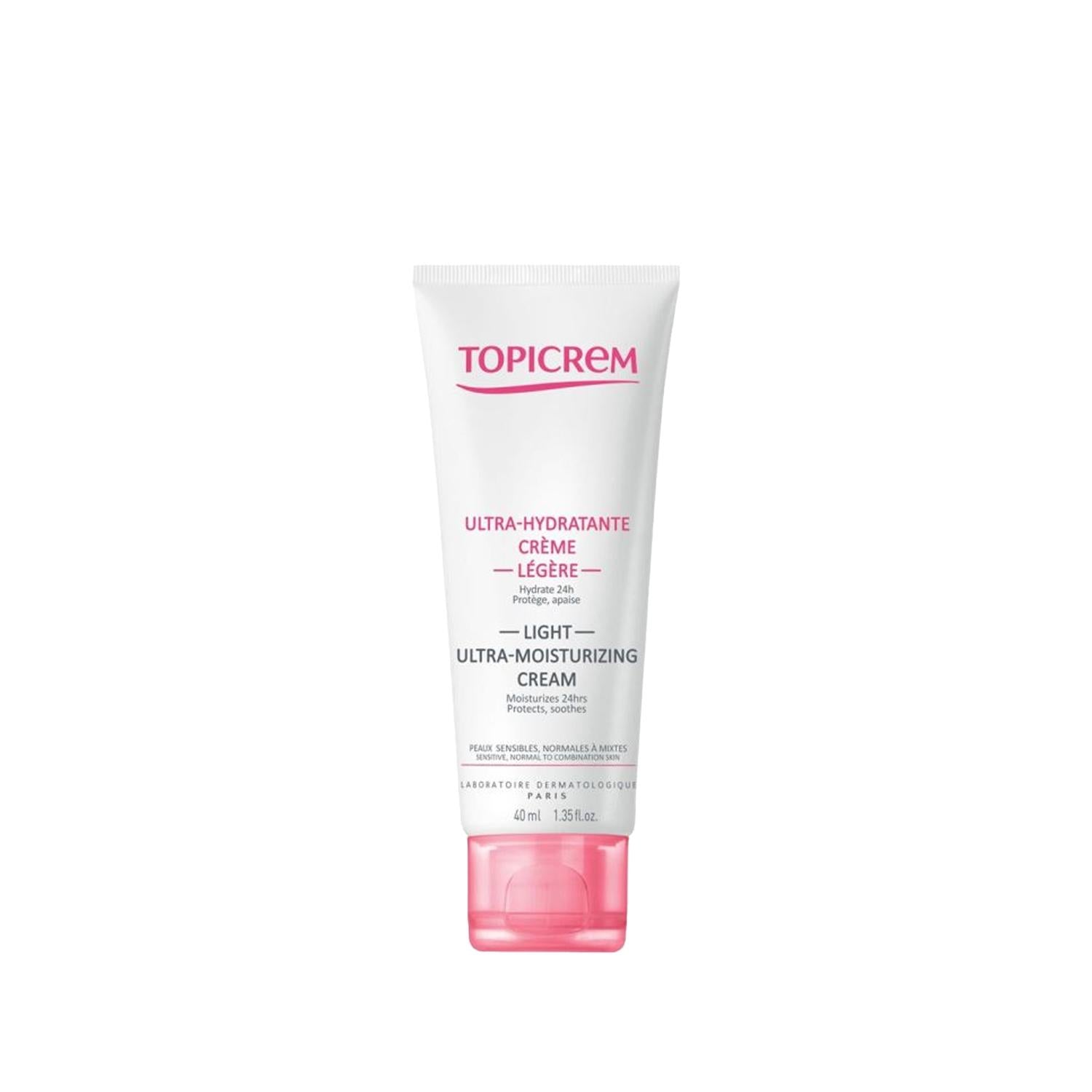 Topicrem Hydra+ Radiance Light Ultra Moisturizing Cream for Dry & Sensitive Skin - 40ml Topicrem Hydra+ Radiance Light Moisturizing Cream - Hydrate & Glow Topicrem Hydra+ Radiance Light, Moisturizing Cream, Hydrating skincare, Radiant skin, Skincare products, Topicrem products, Dry skin care, Sensitive skin products, Hydration, Skincare routine, Moisturizer, Face cream, Skincare essentials, Radiant glow, Healthy skin, Sensitive skin care, Dry skin relief, Nourishing skincare