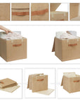 Ocean Home Jute Storage Box with Lid - Stylish Decorative Box for Organizing and Storing Items - view 2