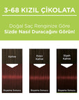 Palette Natural Hair Dye - Red Chocolate (3-68) - Long-Lasting Color with Natural Ingredients Palette Natural Hair Dye - Red Chocolate Natural Hair Dye, Permanent Hair Color, Red Chocolate Hair Dye, Palette Hair Color, Long-lasting Hair Dye, Hair Coloring, Natural Ingredients, Chemical Damage Reduction, Red Chocolate Hair Shade