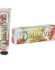 Marvis Blossom Tea Toothpaste - Premium Oral Care with Cherry & Peach Blossom Flavor Marvis Blossom Tea Toothpaste - Premium Oral Care Marvis toothpaste, Blossom Tea toothpaste, Sodium Fluoride toothpaste, Premium oral care products, Flavored toothpaste, Cherry blossom toothpaste, Peach blossom toothpaste, Oral hygiene products, Tooth decay prevention, Long-lasting freshness