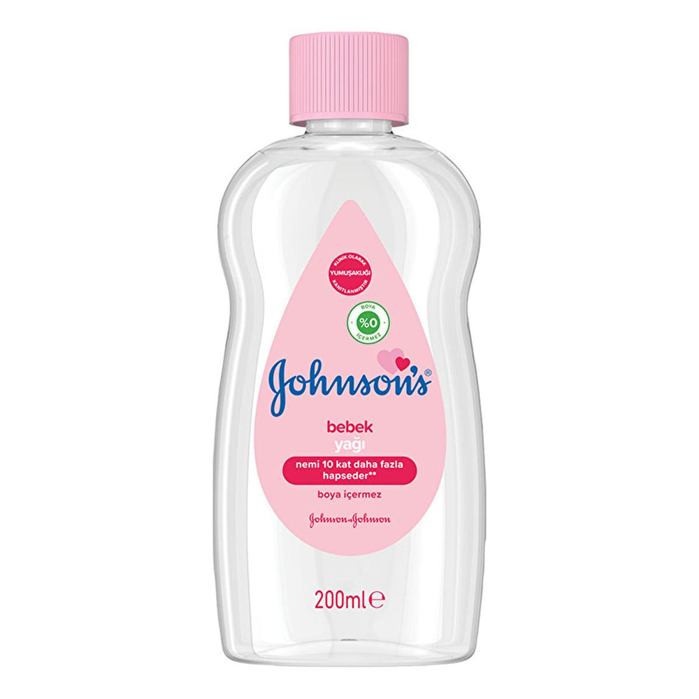 Johnson's Baby Oil, Hypoallergenic & Dermatologist-Tested Baby Care - 6.76 fl oz - Face Cream