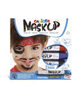 Carioca Carnival Face Paint Kit - 3 Water-Based Colors, Dermatologically Tested, Easy Twist-Apply Design for - Skin Care