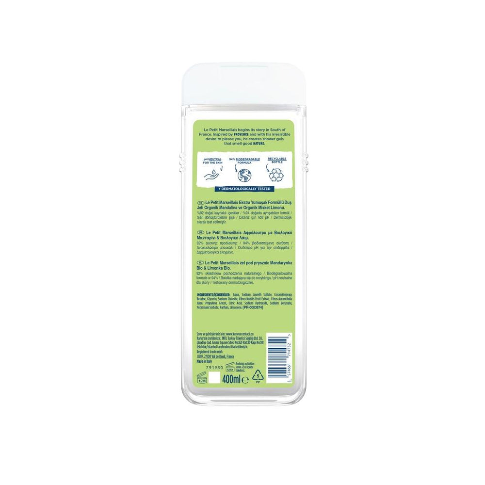 Le Petit Marseillais Organic Mandarin & Lime Shower Gel 400 ml