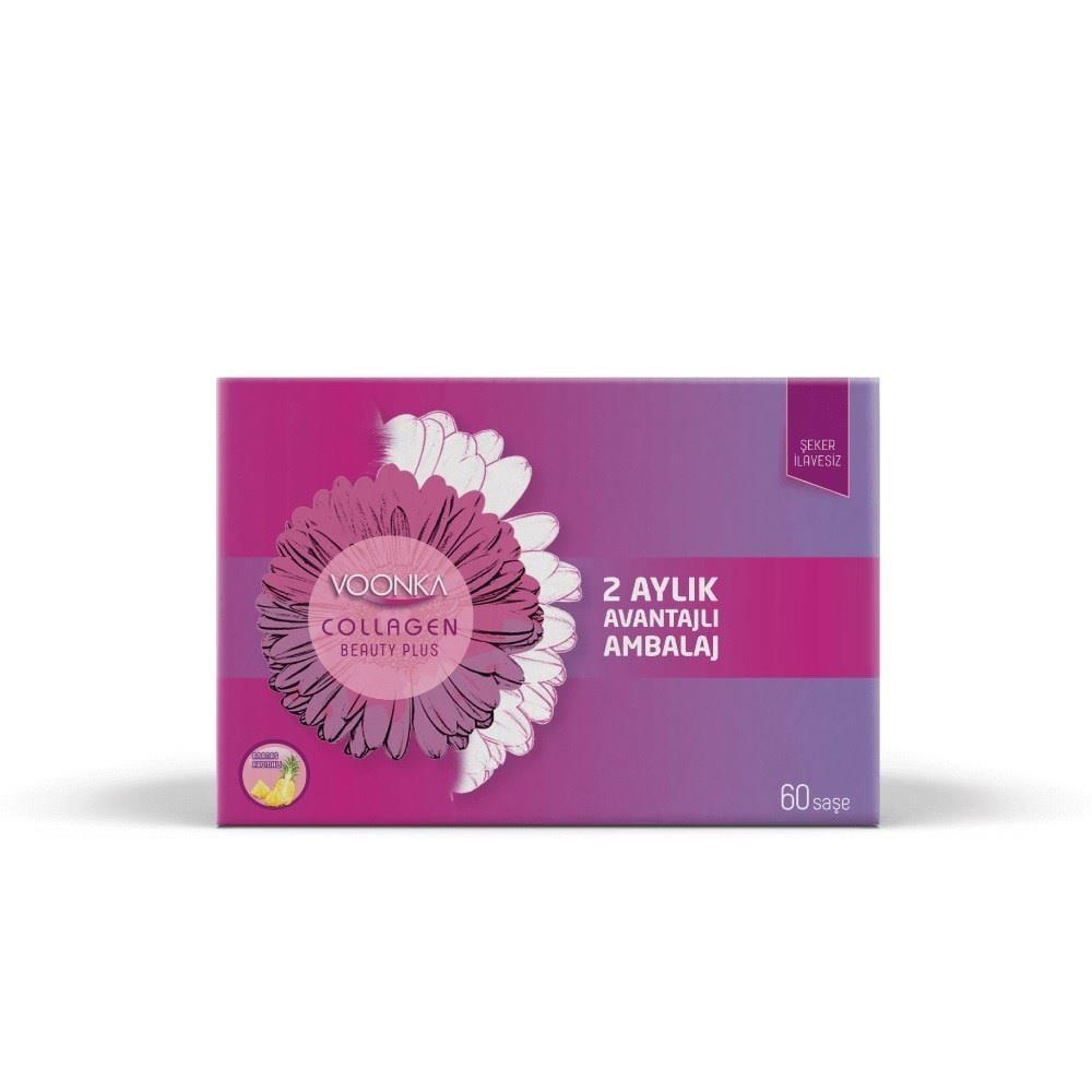 Voonka Collagen Beauty Plus 60 Sachets - Hydrolyzed Collagen Supplement for Anti-Aging and Skin Health Voonka Collagen Beauty Plus - Anti-Aging Collagen Supplement Collagen Supplement, Hydrolyzed Collagen, Skin Health, Anti-Aging, Nutritional Supplement, Beauty, Wellness, Pineapple Flavor, Sachet, Dietary Supplement
