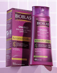 Bioblas Collagen + Keratin Shampoo for Thinning Hair - 12.18 fl oz, Volumizing, Paraben-Free Bioblas Collagen Shampoo - Volumizing & Paraben-Free Collagen Shampoo, Keratin Shampoo, Paraben-free Shampoo, Hair Loss Treatment, Volumizing Shampoo, Bioblas, Hair Care, Hair Nourishment, Hair Strengthening, Chemical-Free Hair Care, Daily Hair Care, Women's Hair Care, Hair Volume, Hair Health
