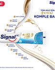 Signal Komple Bakım 8 Etki Diş Macunu Beyazlatıcı Koruma - Family Toothpaste with 8 Oral Care Benefits Signal Komple Bakım 8 Etki Diş Macunu - Family Toothpaste Signal Komple Bakım 8 Etki Diş Macunu, Family toothpaste, Whitening toothpaste, Triclosan-free toothpaste, Oral care with Zinc Citrate, Comprehensive oral care, Family oral hygiene, Healthy gums, Tartar prevention, Clinically proven toothpaste, Oral care for all ages