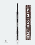Flormar Ultra Thin Eyebrow Pencil - Waterproof, High Pigment, Built-in Brush for Natural Look - view 5