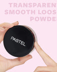 Pastel Loose Face Powder - Sebum Control, Blue Light Protection & Long Lasting Matte Finish - Transparent Setting Powder Pastel Loose Powder - Matte, Sebum Control & Blue Light Protection loose powder, face powder, setting powder, sebum control powder, blue light protection powder, matte face powder, long lasting powder, transparent face powder, smooth finish powder, makeup setting powder, translucent powder, oil control powder, shine control powder, makeup base, face makeup, cosmetics, beauty, pore blurrin