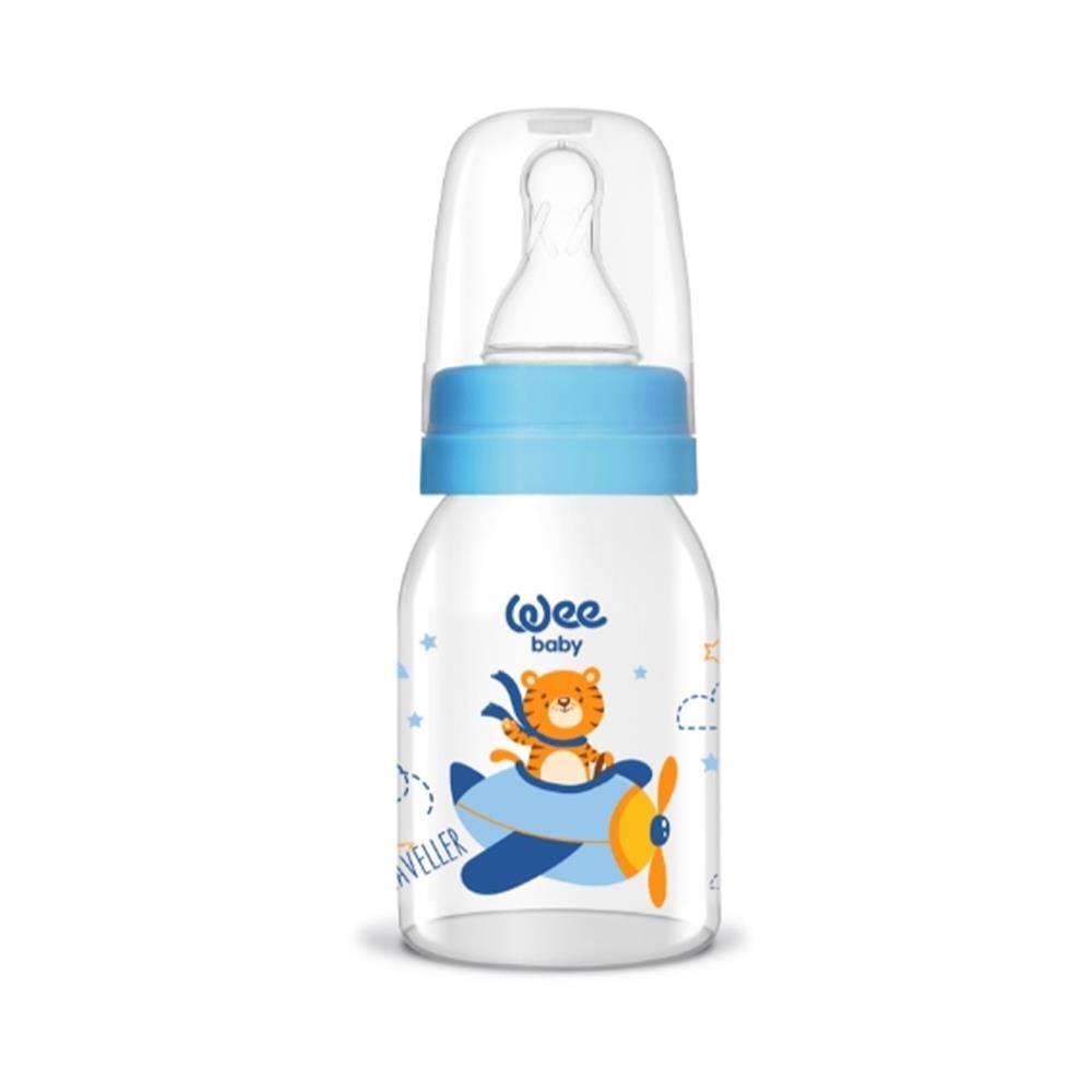 Wee Baby Glass Baby Bottle 125ml - Chemical-Free, Non-Toxic, Sterilizable Wee Baby Glass Baby Bottle - Chemical-Free & Non-Toxic glass baby bottle, chemical-free baby bottle, non-toxic baby products, sterilizable baby bottle, baby feeding bottle, healthy baby feeding, safe baby products