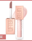 Maybelline New York Lifter Gloss - Hyaluronic Acid Lip Gloss for Moisturizing Lips, Non-Sticky, Lifting Effect - Lip Gloss