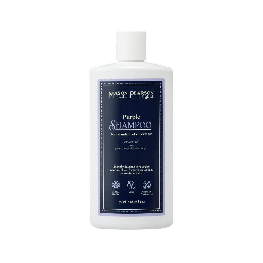 Mason Pearson Purple Shampoo for Blonde & Grey Hair - 8.45 fl oz Toning Shampoo Mason Pearson Purple Shampoo for Blonde & Grey Hair Purple Shampoo, Blonde Hair Care, Grey Hair Toning, Mason Pearson, Color-Treated Hair Products, Toning Shampoo, Hair Care, Blonde Hair, Grey Hair, Brassy Tone Correction, Vibrant Hair Color, Hair Color Maintenance