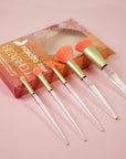 Nascita Pro Makeup Brush Set - 5 Piece Synthetic Brushes for Professional & Everyday Use - Makeup Brush