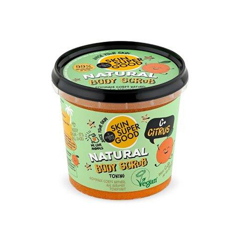 Organic Shop Citrus Body Scrub - Natural Skincare with Vitamin C, 12.17 fl oz - Exfoliator