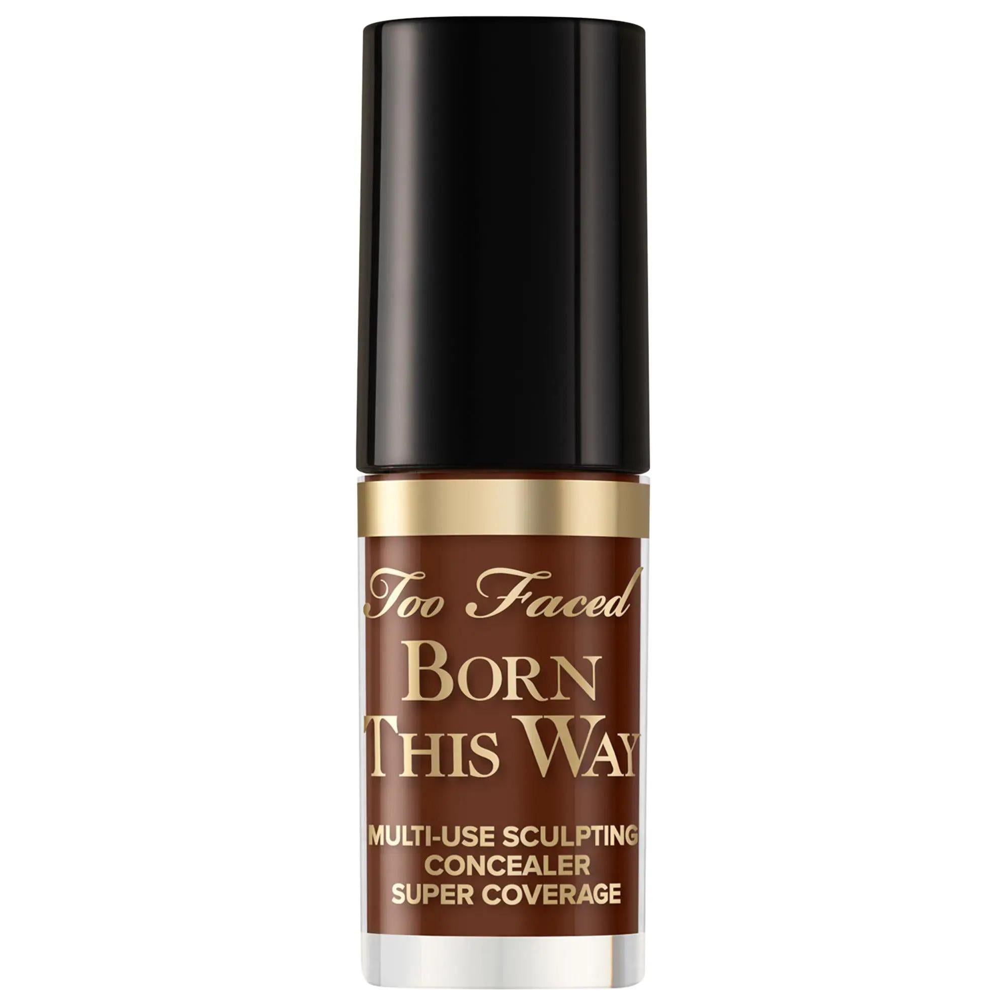 Too Faced Mini Born This Way Concealer: Full Coverage, Natural Finish, Vegan & Cruelty-Free - Hydrating, Long-Wearing, Multi-Use Formula Too Faced Concealer: Full Coverage, Vegan, Natural Finish full coverage concealer, natural finish concealer, vegan concealer, cruelty-free concealer, hydrating concealer, long-wearing concealer, multi-use concealer, Born This Way concealer, best concealer for imperfections, noncomedogenic concealer, concealer, makeup, full coverage makeup, vegan makeup, cruelty-free makeup