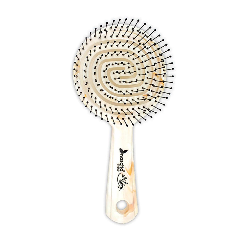 Nascita White Marble Pro Hair Brush for Detangling