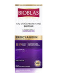 Bioblas Procyanidin Anti-Hair Loss Shampoo with Biotin - Paraben-Free, 12.18 fl oz Bioblas Anti-Hair Loss Shampoo with Biotin - 12.18 fl oz hair loss shampoo, anti hair loss shampoo, Paraben-free shampoo, Biotin shampoo, Procyanidin extract shampoo, hair care, natural hair products, hair strengthening, reduce hair shedding, oily scalp solution, daily hair care, healthy hair products, Bioblas