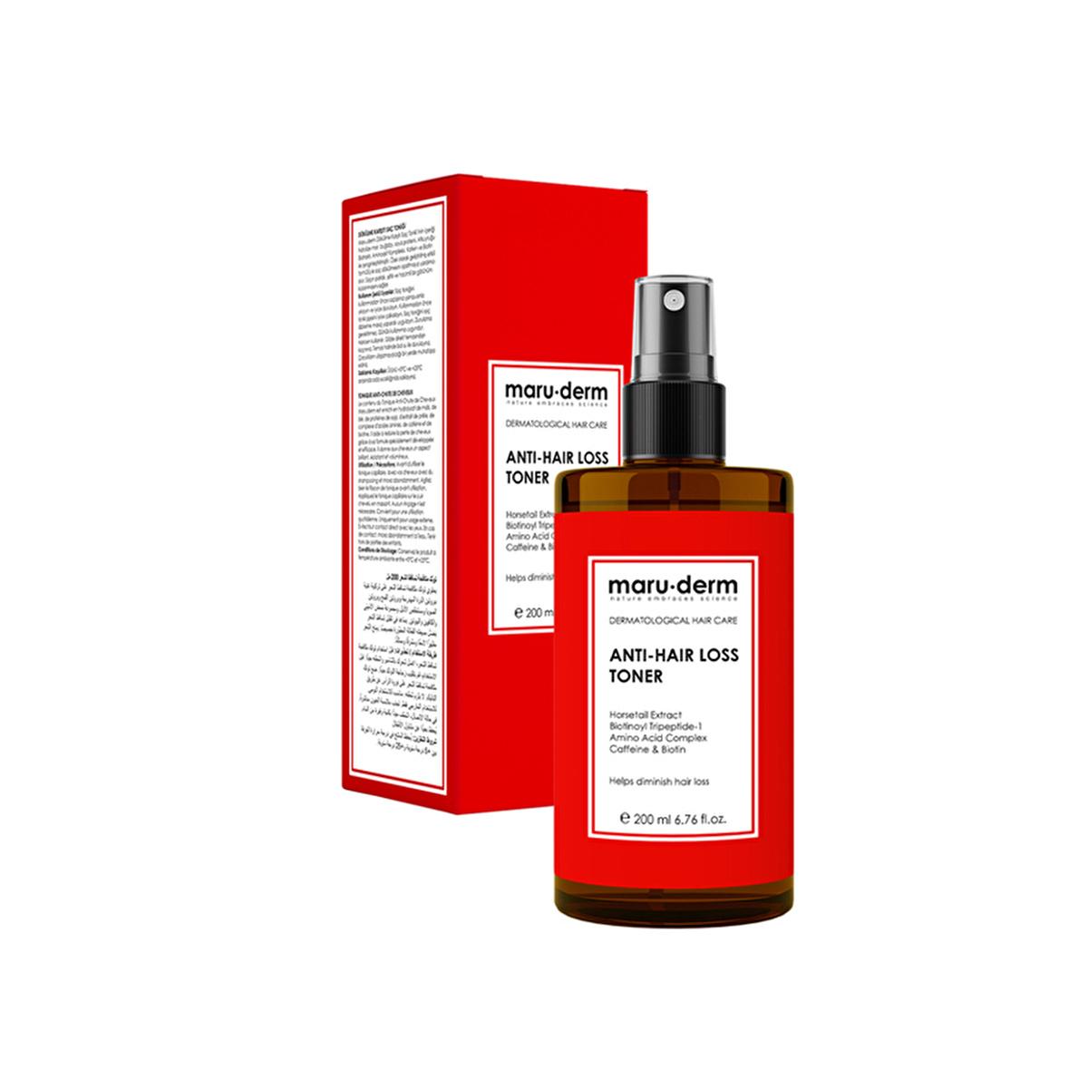 Maruderm Biotin & Kafein Hair Tonic - Anti-Hair Loss, Stimulates Growth & Strengthens Hair Follicles - 6.76 fl oz Maruderm Hair Tonic - Anti-Hair Loss & Hair Growth Hair Tonic, Anti-Hair Loss, Hair Growth Serum, Natural Hair Care, Biotin Hair Treatment, Caffeine for Hair, Hair Loss Solution, Hair Strengthening, Hair Nourishment, Healthy Hair, Voluminous Hair, Hair Care, Hair Products, Maruderm