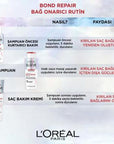 Loreal Elseve Bond Repair Shampoo - Sulfate-Free, Bond Repair Complex, 6.76 fl oz Loreal Elseve Bond Repair Shampoo - Sulfate-Free Repair Loreal Elseve Bond Repair, Sulfate-free shampoo, Hair repair shampoo, Bond repair complex, Damaged hair care, Hair care routine, Sulfate-free hair care, Repairing shampoo, Hair strengthening, Healthy hair products, Hair maintenance, Loreal shampoo, Elseve Bond Repair