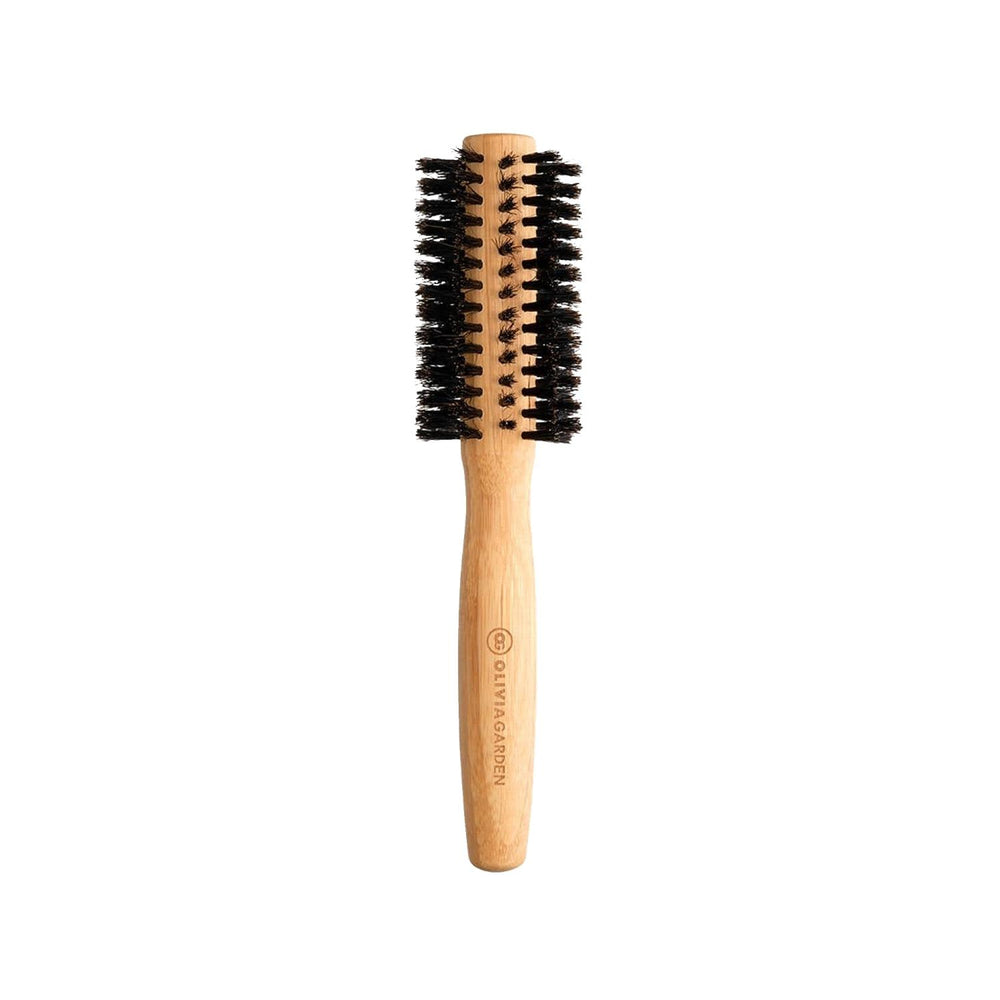 Olivia Garden Bamboo Touch Blowout Boar Bristle Hair Brush for Detangling and Styling - Eco-Friendly Hair - Hair Accessories