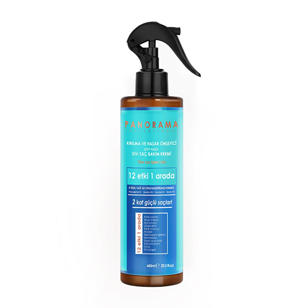 Panorama Professional Damage Prevention Double-Phase Hair Care Cream 13.53 fl oz - Nourishing Hair Serum for - Hair Mask