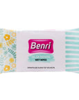 Benri Wet Wipes 3-Pack of 15 - Gentle, Paraben-Free Hygiene on-the-Go - view 2
