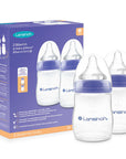 Lansinoh BPA Free Baby Bottle with NaturalWave Nipple - 160ml, Supports Easy Breastfeeding Transition - view 3