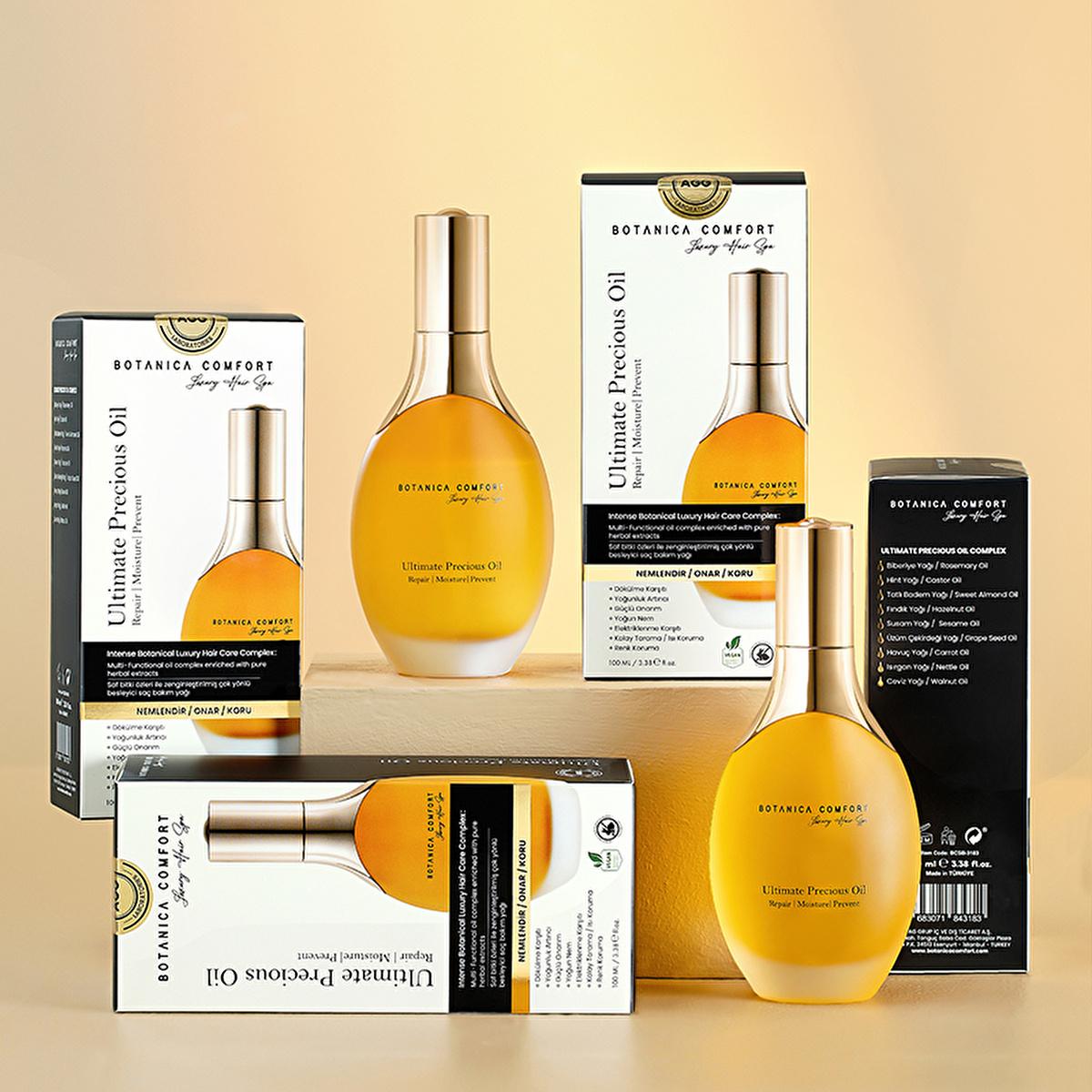 Botanica Comfort Luxury Hair Spa Oil: Intense Repair, Color Protection & Hair Density - Rosemary, Castor, Nettle & Almond Oil Blend, 3.38 fl oz Botanica Comfort Hair Oil: Repair, Color Protect & Density hair oil, hair repair oil, color protection hair oil, hair moisturizing oil, hair density oil, anti frizz hair oil, rosemary castor nettle almond oil, luxury hair oil, hair spa oil, botanica comfort hair oil, hair treatment, hair serum, split ends, dry hair, damaged hair, hair growth, hair thickness, rosemar