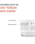 Avene Hyaluron Activ B3 Night Cream - Intensive Hydration for Sensitive Skin, Anti-Aging Benefits with Niacinamide and Retinal Avene Hyaluron Activ B3 Night Cream - Hydrate & Anti-Age Avene Hyaluron Activ B3 Night Cream, Intensive hydration night cream, Sensitive skin friendly skincare, Anti-aging night cream with niacinamide and retinal, Avene Thermal Spring Water skincare products, Night Cream, Hydrating skincare, Anti-aging skincare, Sensitive skin care, Skincare with niacinamide, Skincare with retinal