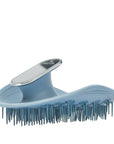 Manta Mirror Hair Brush in Blue White Gold